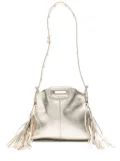 Maje mini Miss M metallic shoulder bag - Gold