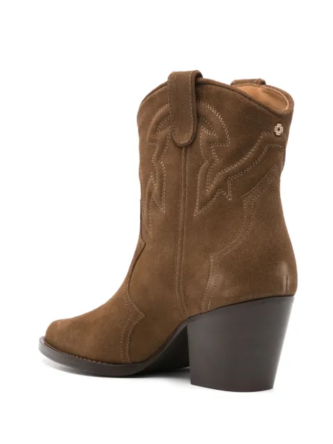 Maje 65mm Western suede boots MFACH00684 - 2