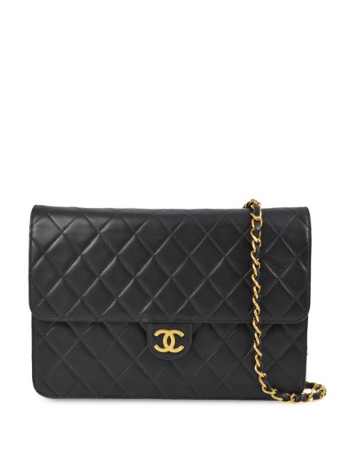 HOT SALE CHANEL 1997 medium Half Flap shoulder bag Women