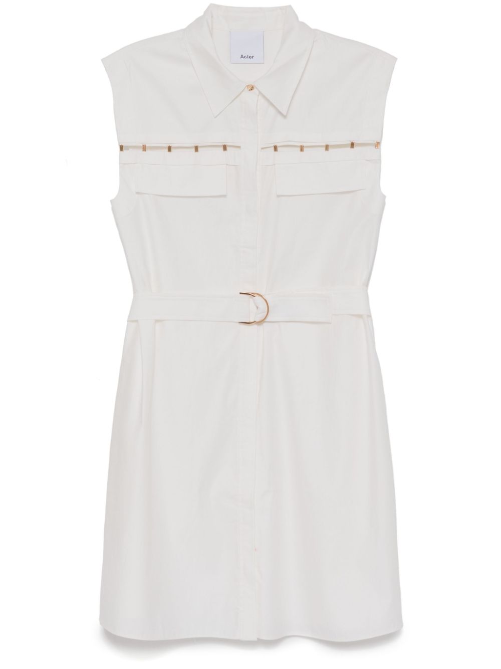 Acler Stanbrook dress - Neutrals