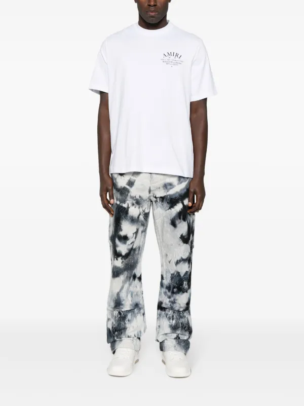AMIRI logo-print Cotton T-shirt | White | FARFETCH AMIRI logo-print Cotton T-shirt | White | FARFETCH