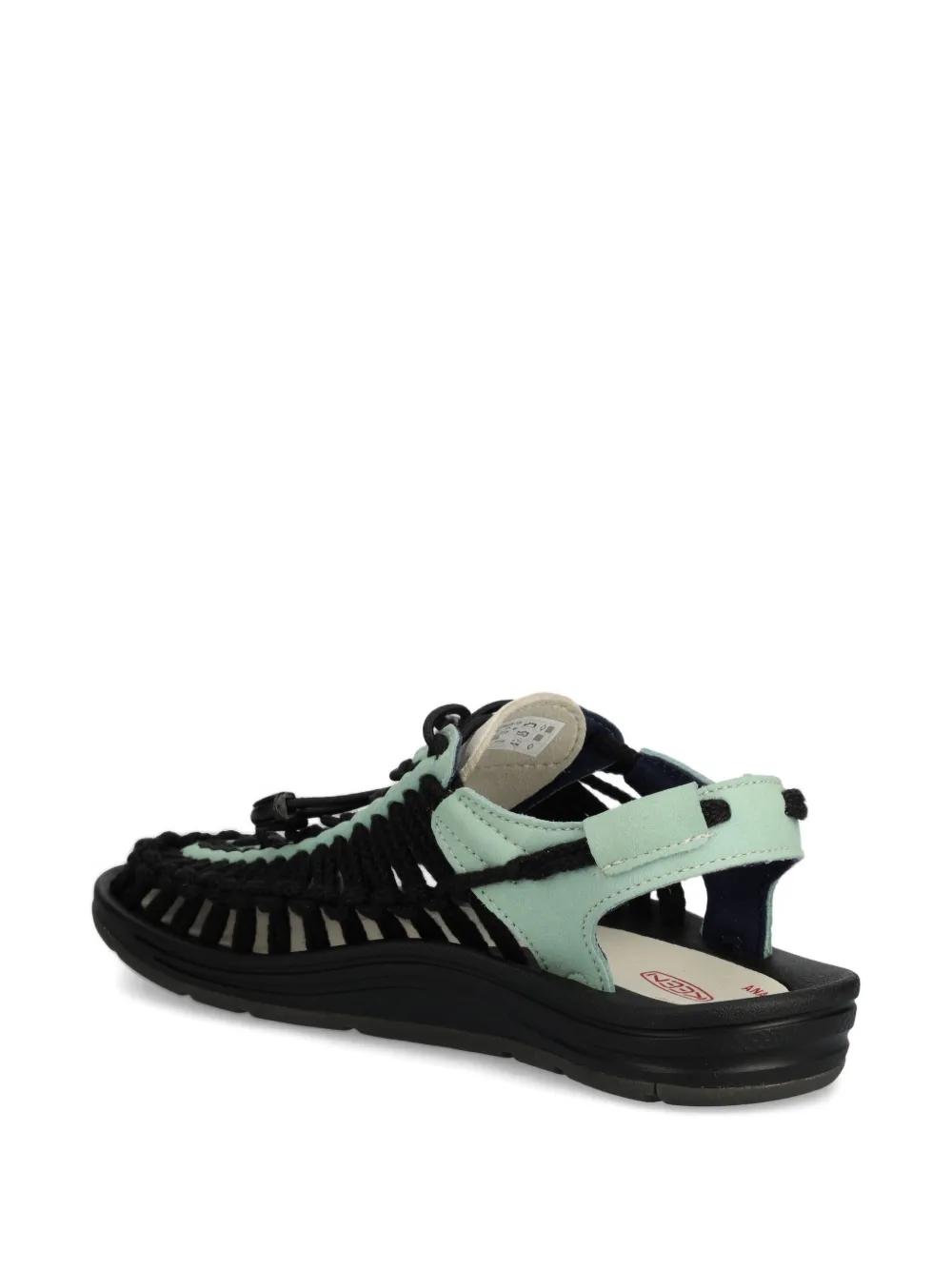 KEEN FOOTWEAR Uneek geweven sandalen met trekkoord Zwart