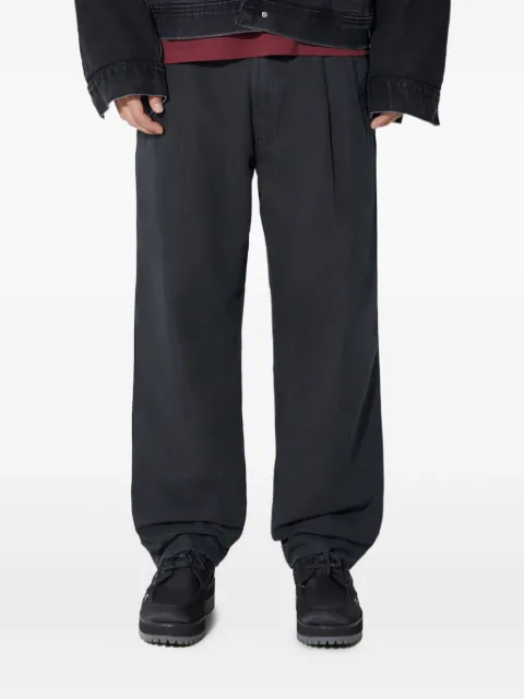 Maharishi pleated chino trousers