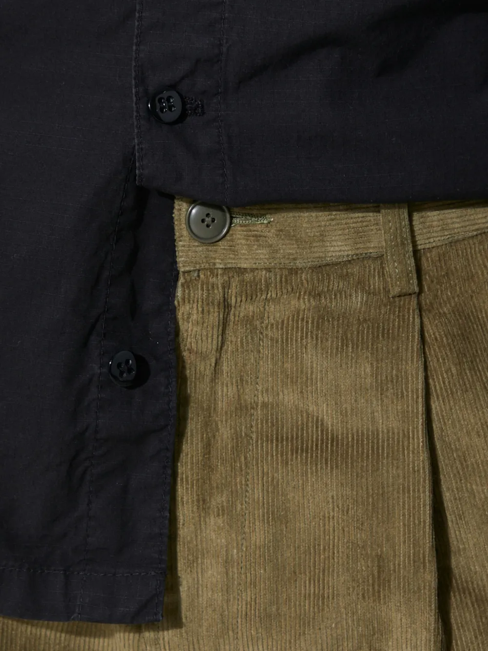 Maharishi corduroy trousers Groen