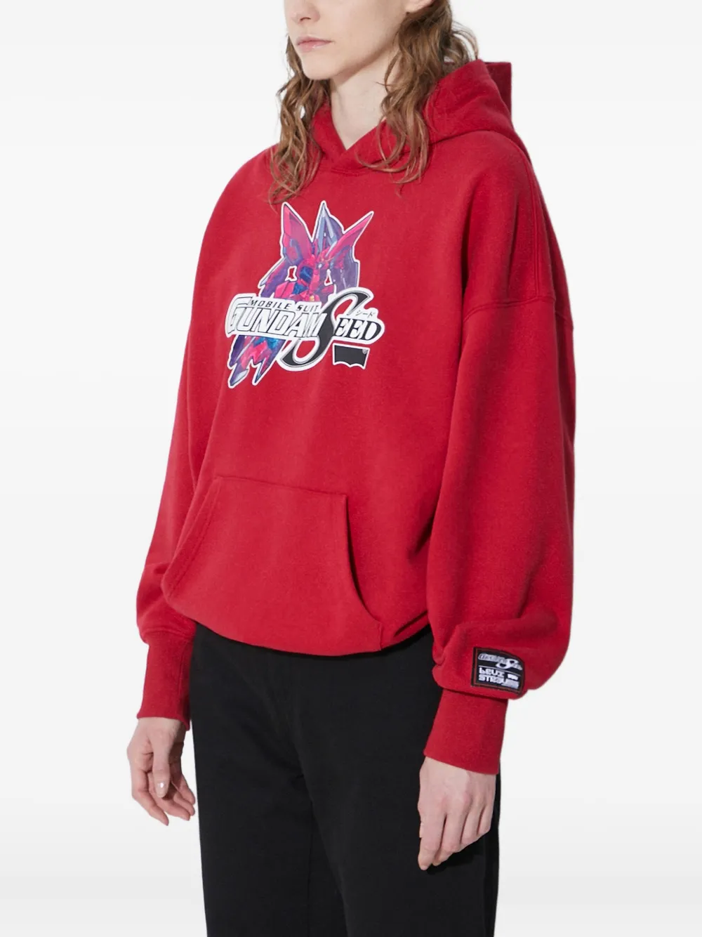  Levi's X Gundam Seed Graphic Hoodie - Red 