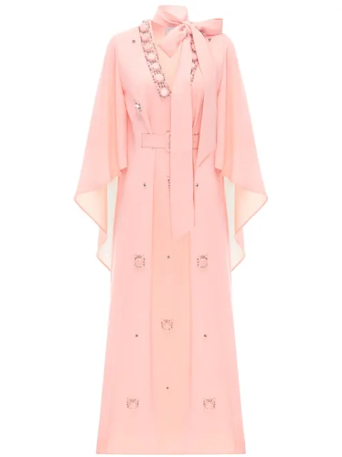 Huishan Zhang Salina V-neck midi dress