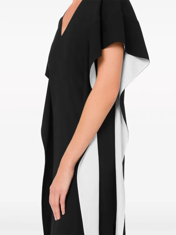 【美品】 モスキーノ MOSCHINO ノースリーブワンピース バイカラー　L 美品】 モスキーノ MOSCHINO ノースリーブワンピース バイカラー