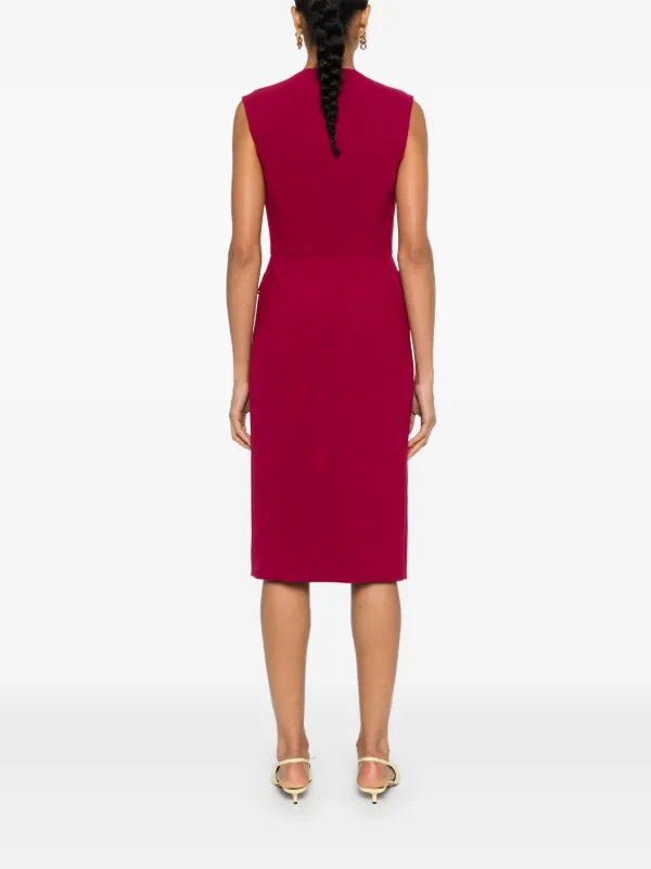 【関税＆送料込み】Moschino Midi Dress MOSCHINO Chain-embellished satin-crepe midi dress | THE OUTNET