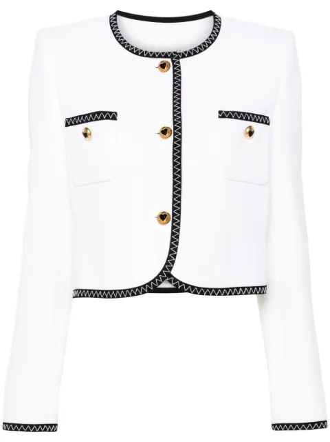 Moschino chamarra con botones