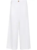 Moschino pressed-crease trousers - White