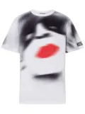 Moschino graphic-print cotton T-shirt - White