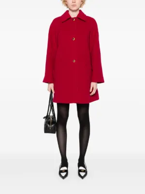 イタリア製 モスキーノ MOSCHINO コットン ウール チェスター コート Moschino（モスキーノ）ウィメンズ チェスターコート＆シングル