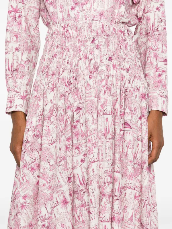 Maje paris print dress cheap