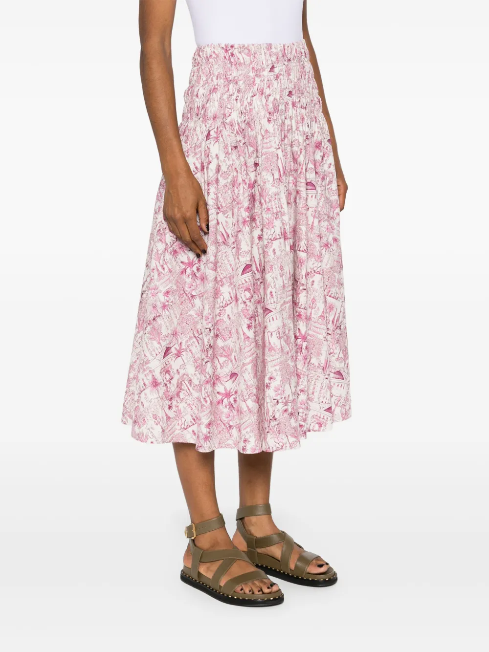 Cheap Maje smocked-waist skirt Women