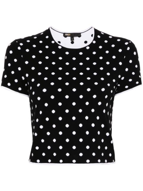 Maje polka dot-print T-shirt