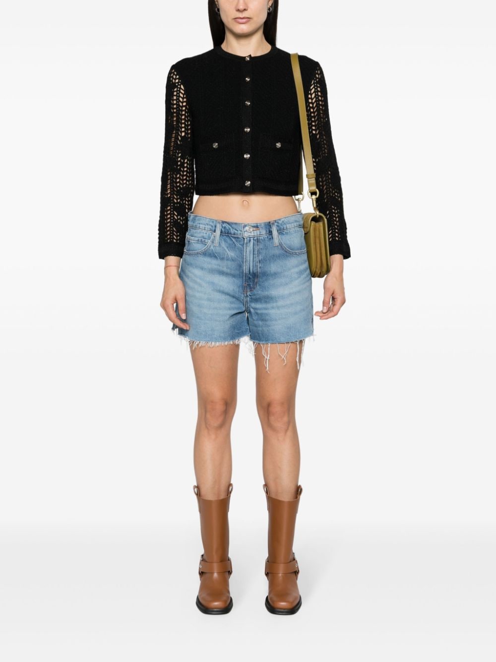 Maje Cropped vest - Zwart