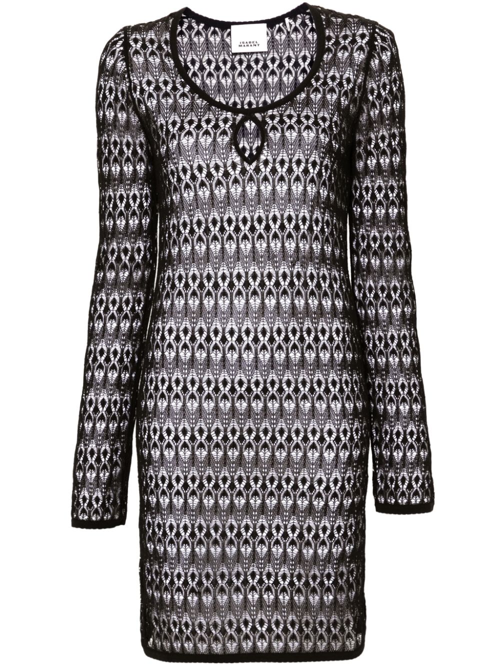 Isabel Marant Parma Knitted Dress In Black