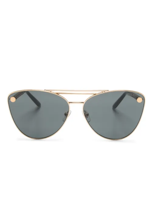 Lunettes de soleil Tubular Greca - Versace Eyewear - Modalova