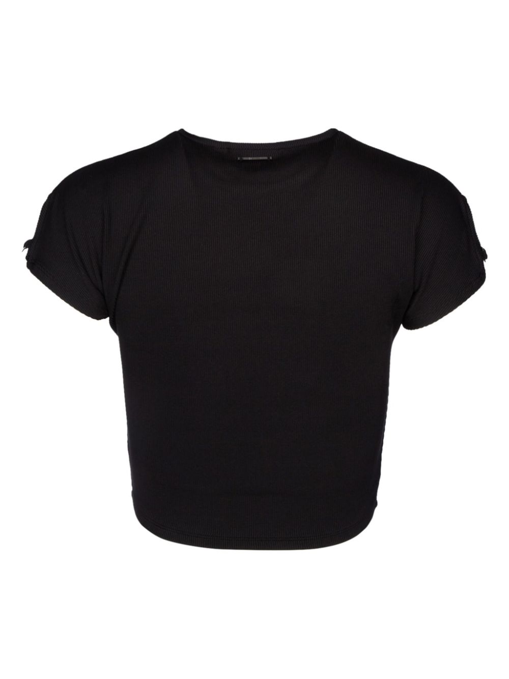 Calvin Klein Ribbed t-shirt - Zwart