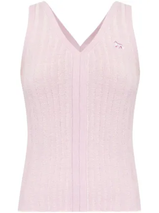 Maison Kitsuné Baby Fox リブニット トップ | パープル | FARFETCH JP