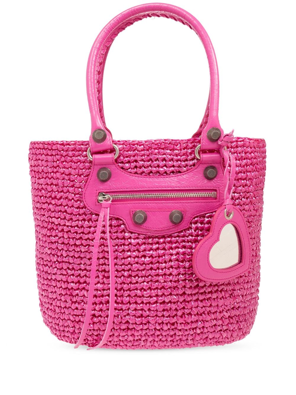 Balenciaga Medium Le Cagole Panier Tote Bag In Pink