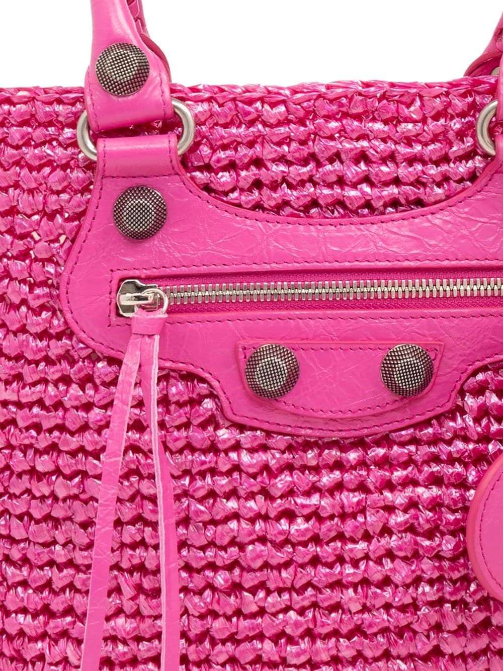 Shop Balenciaga Medium Le Cagole Panier Tote Bag In Pink