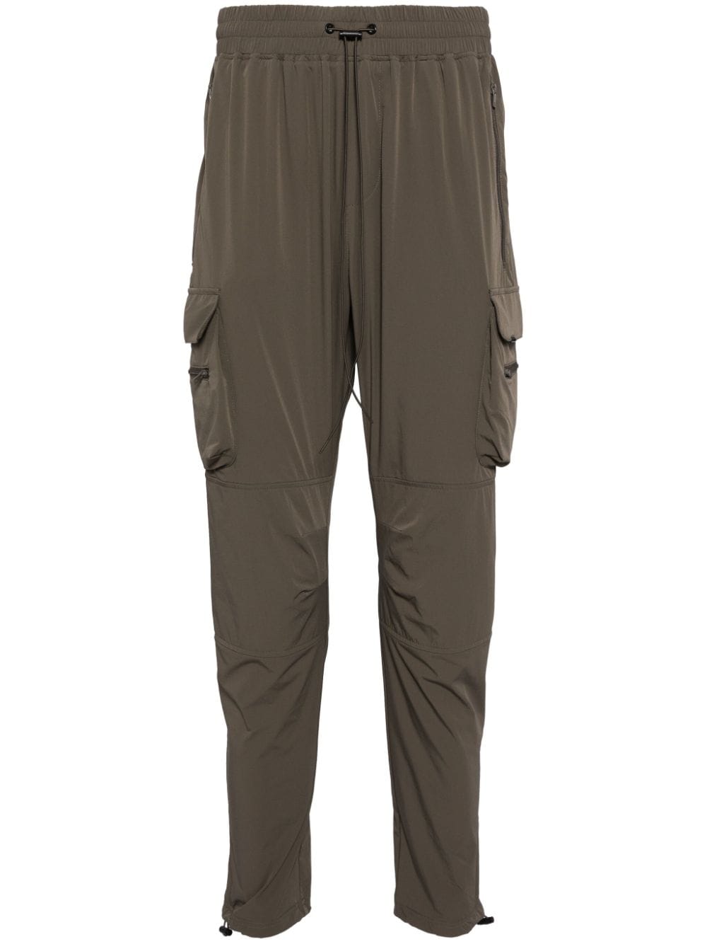 Shop Represent 247 Tapered Cargo Trousers In Green