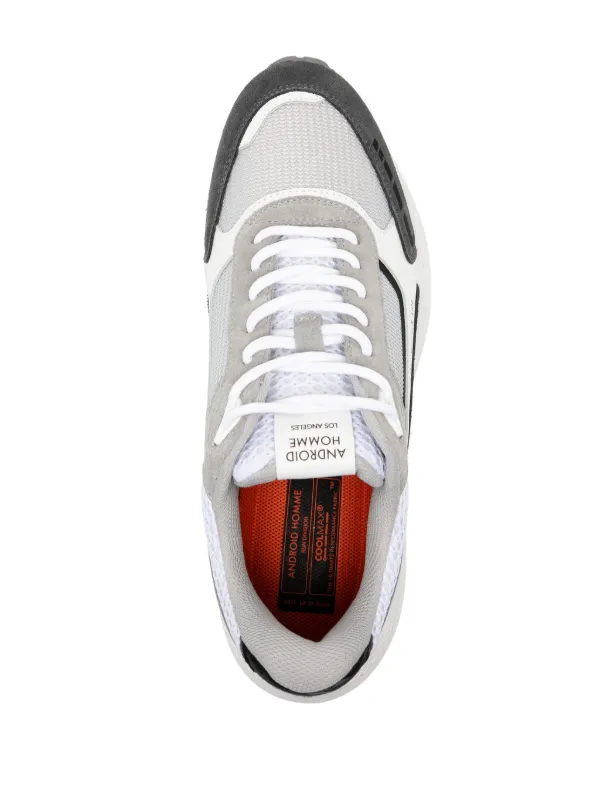 Android Homme Venice lace-up Panelled Sneakers White FARFETCH IN