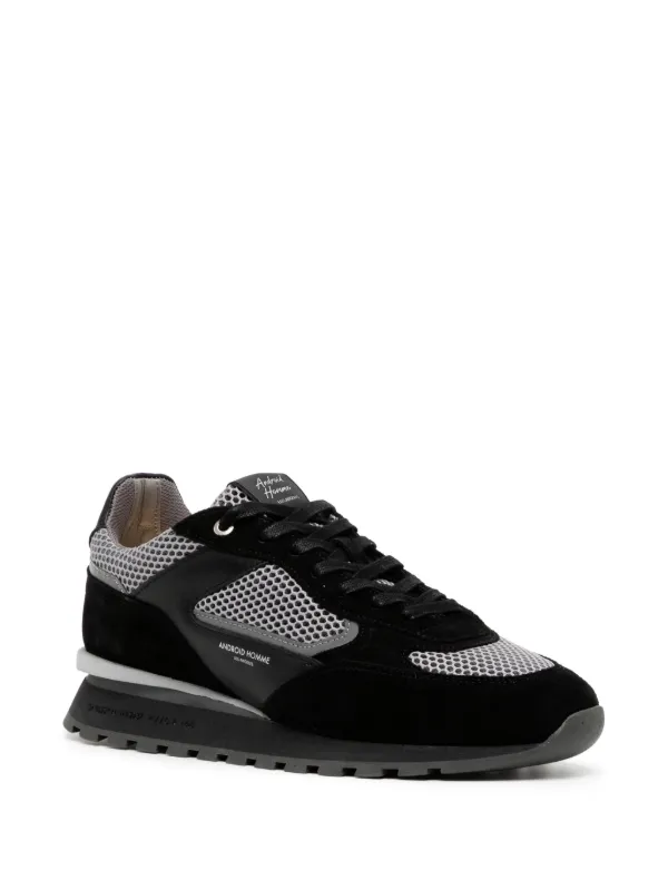 Android Homme Zuma lace-up Panelled Sneakers Black FARFETCH PH