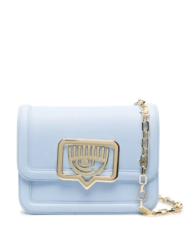Chiara Ferragni Borsa a Spalla Eyelike Blu FARFETCH IT