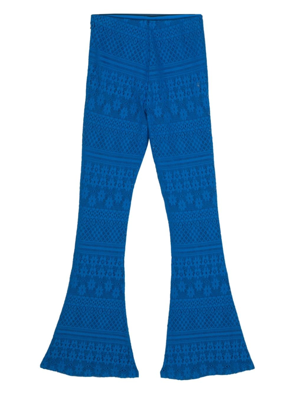 Patrizia Pepe Flared broek Blauw