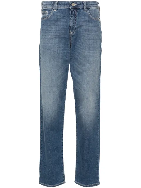 Emporio Armani mid-rise slim-cut jeans