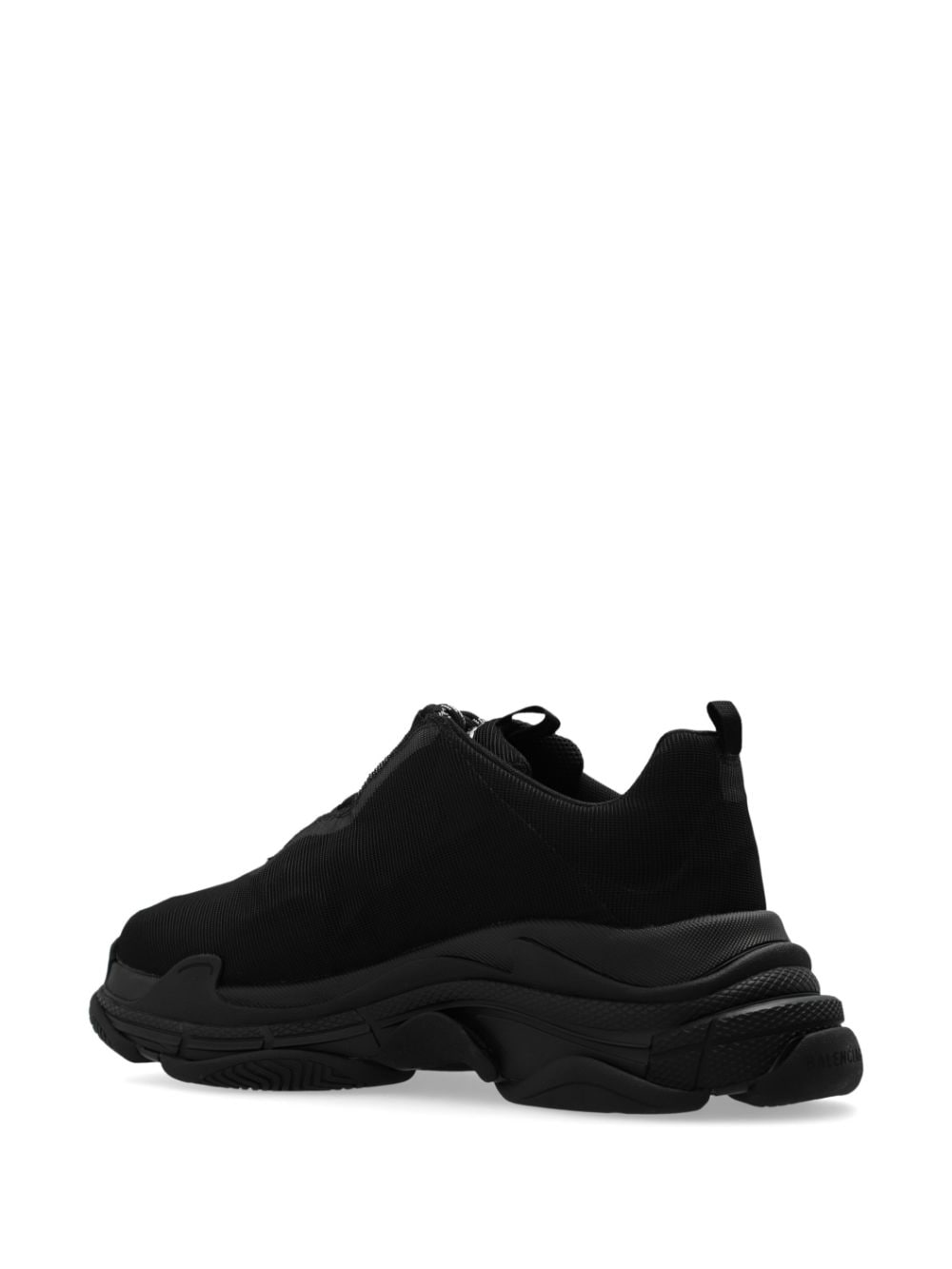 Shop Balenciaga Triple S Sneakers In Black