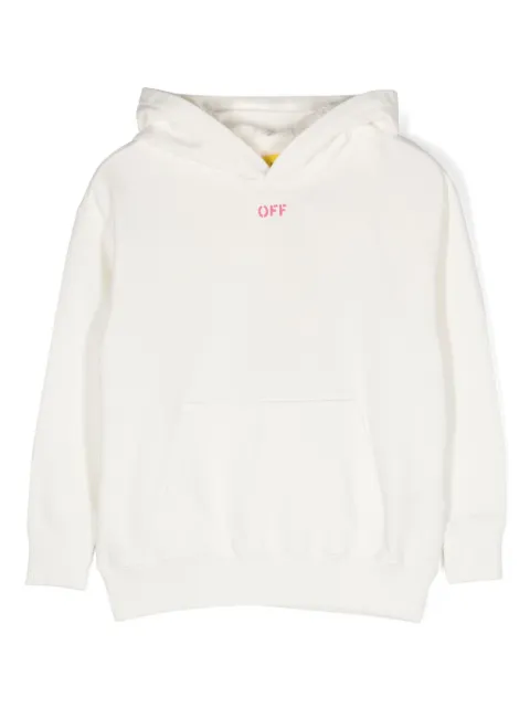 Off-White Kids logo-print hoodie
