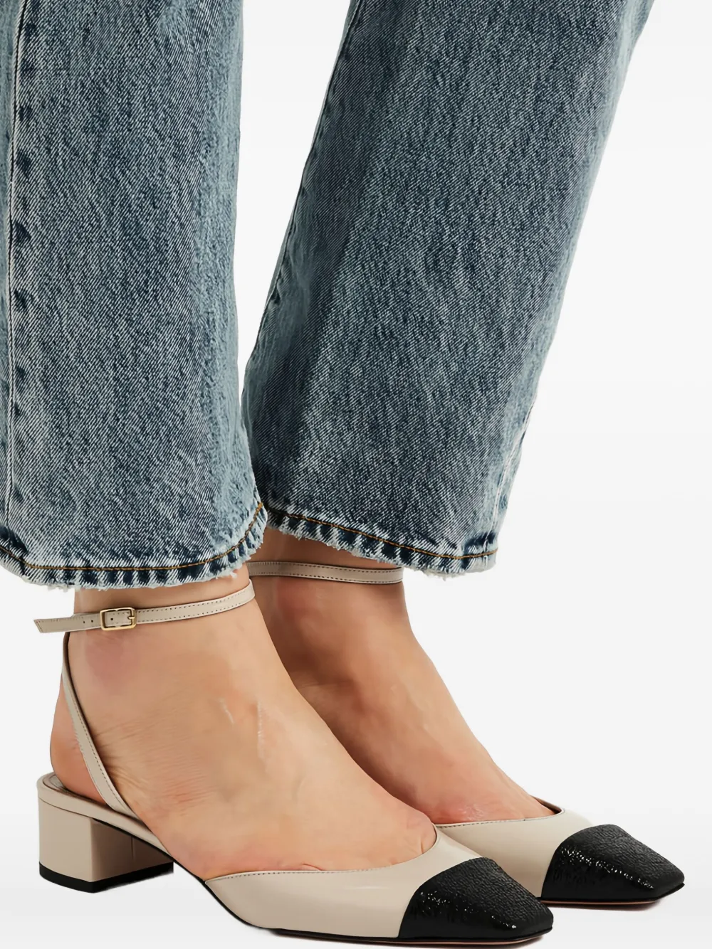 Aquazzura 35mm French Flirt pumps Neutrals