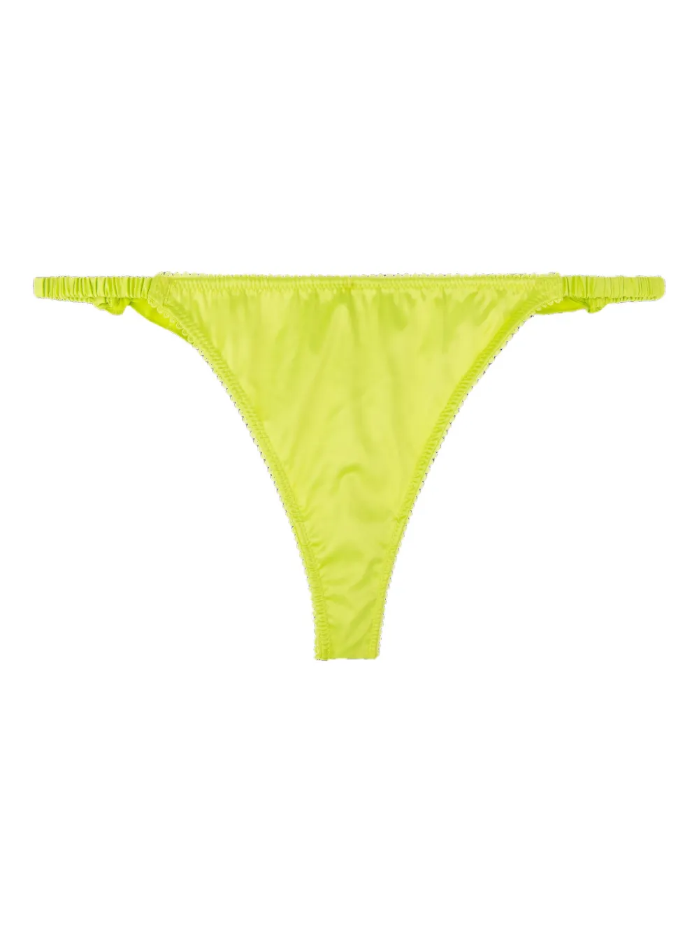 Love Stories Lily frill-back thong Groen