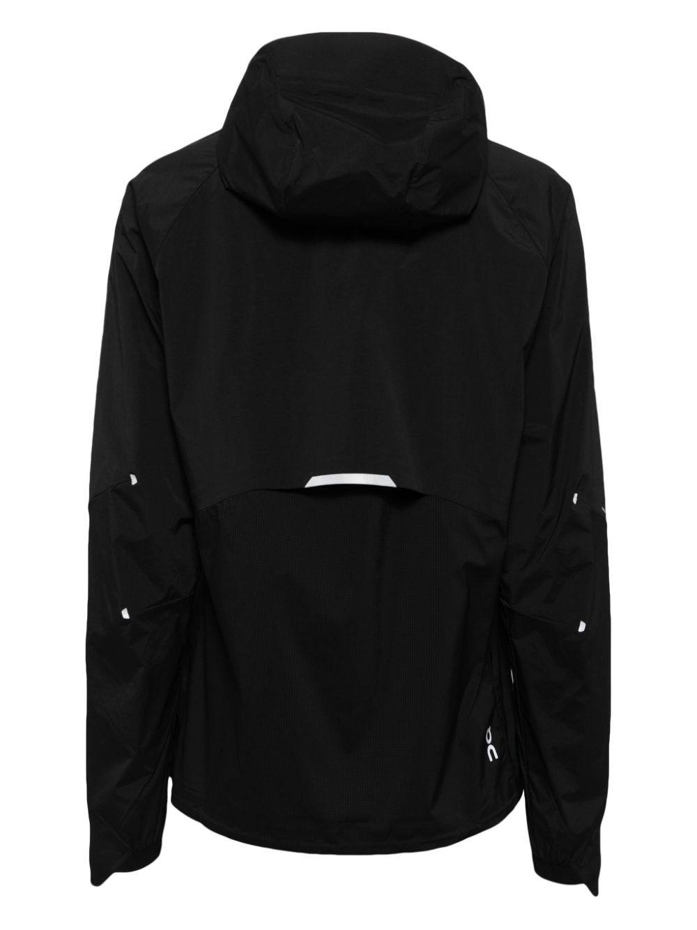 On Running J Core logo-print hooded jacket - Zwart
