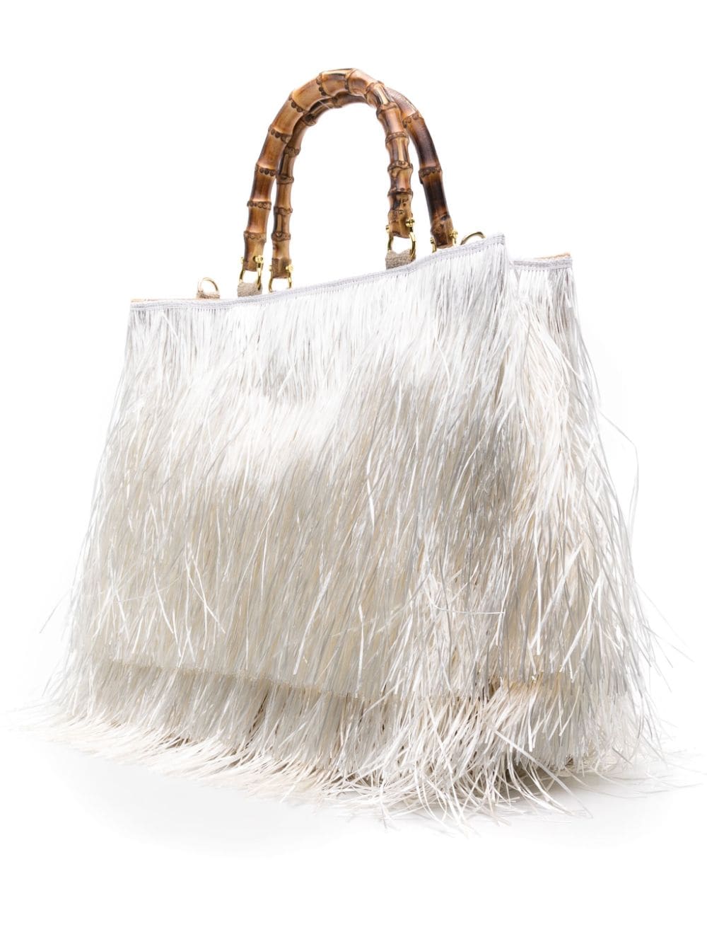 Shop La Milanesa Large Sex On The Beach Bag In White