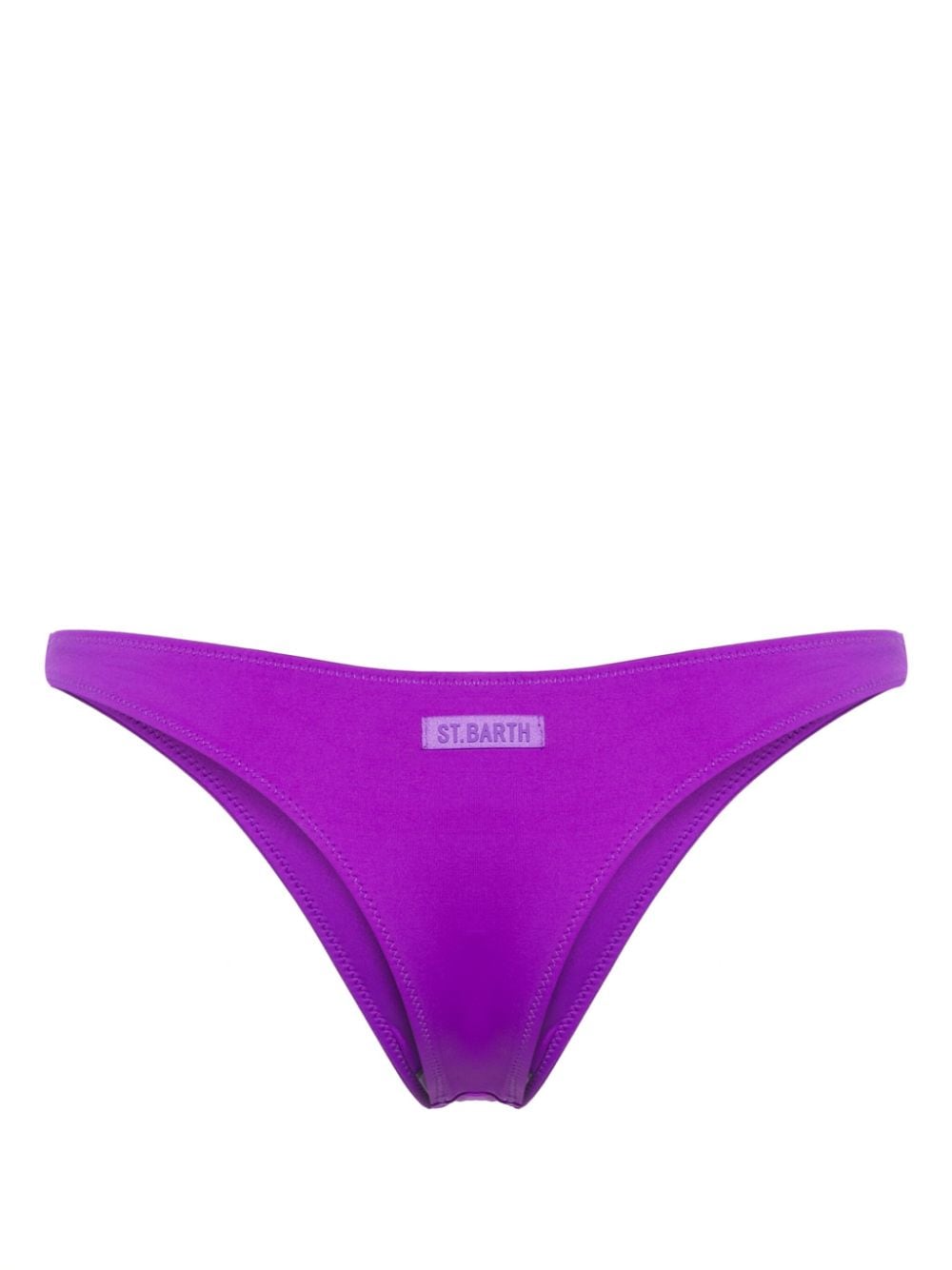 Shop Mc2 Saint Barth Naomi Bikini Bottom In Violett