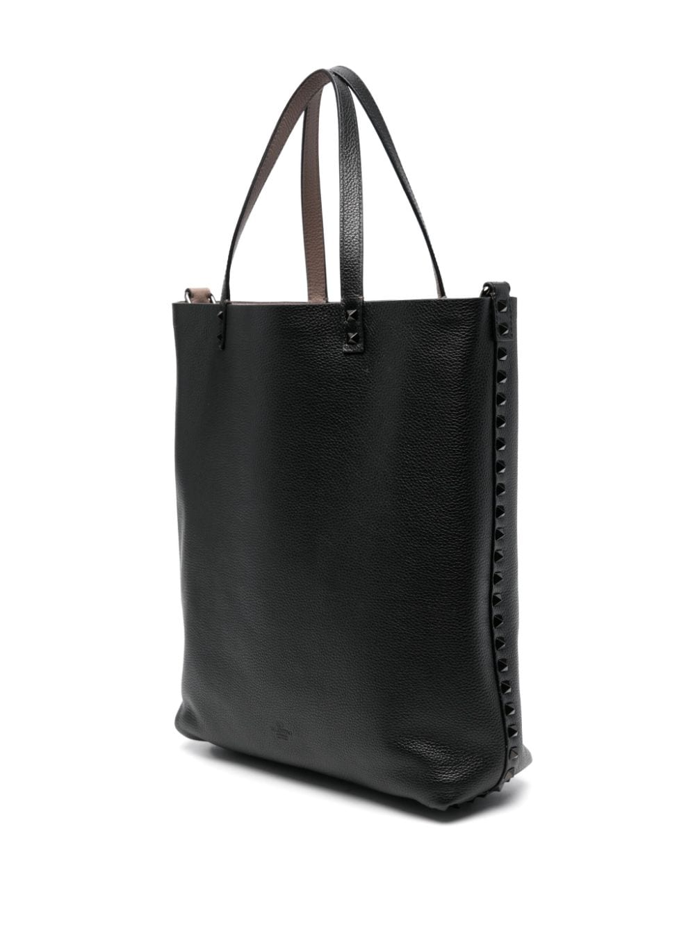 Shop Valentino Rockstud-embellished Tote Bag In Black