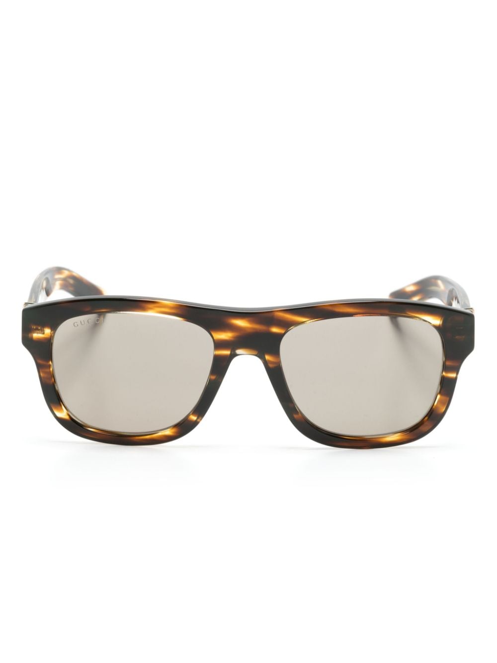 Gucci Square-frame Sunglasses In Brown