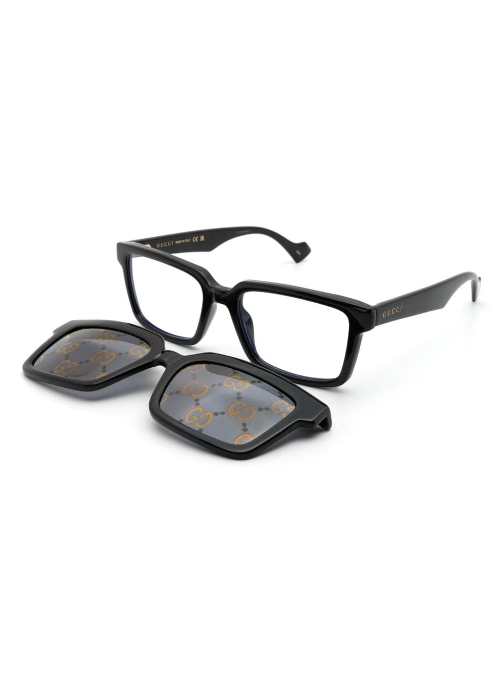 Gucci Eyewear square-frame glasses - Zwart
