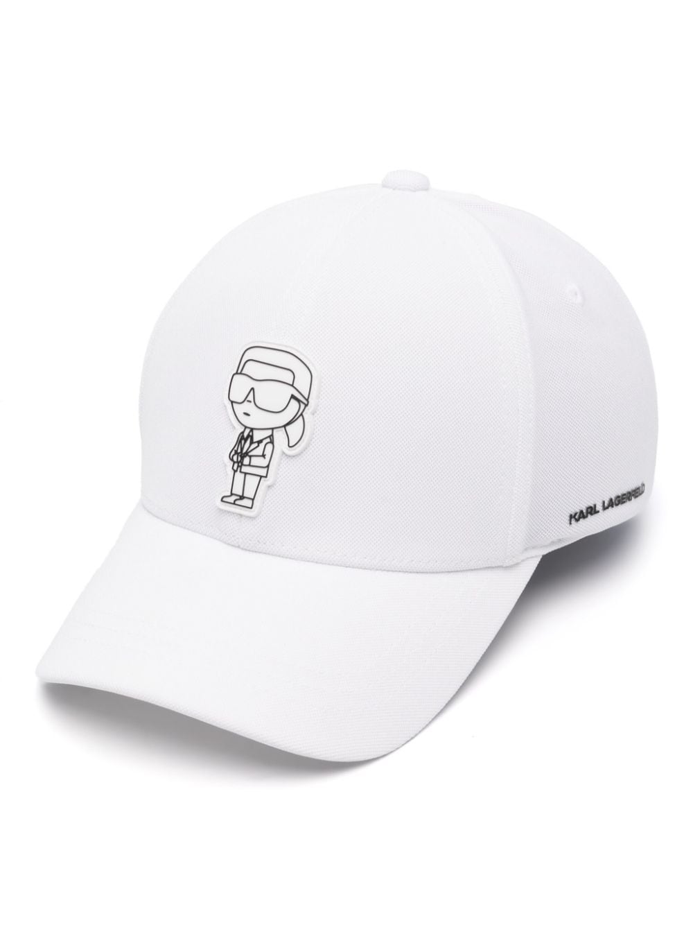 Karl Lagerfeld K/ikonik Baseball Cap In White