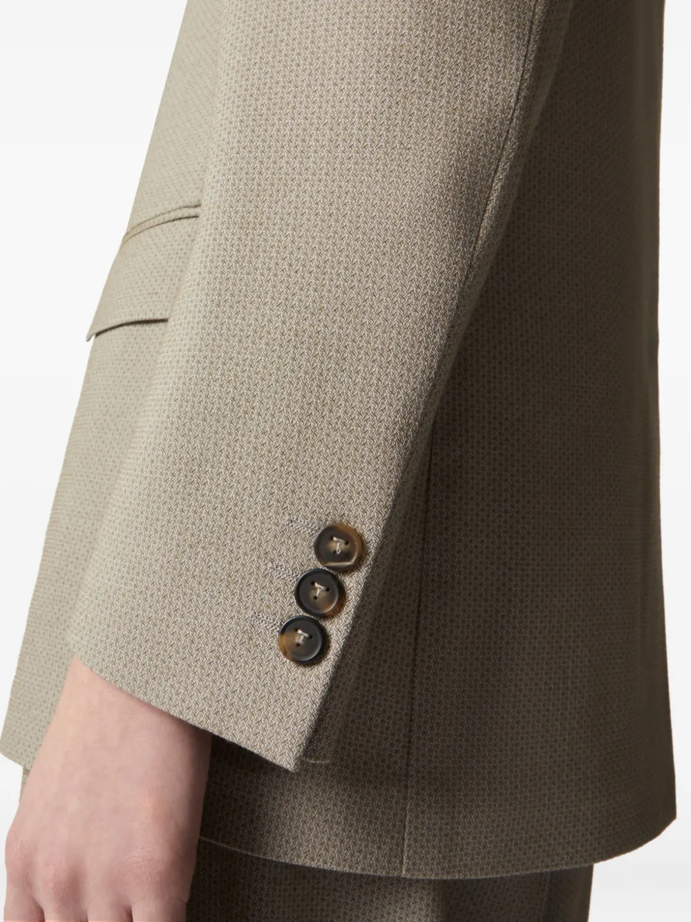 Tod's Blazer met enkele rij knopen Beige