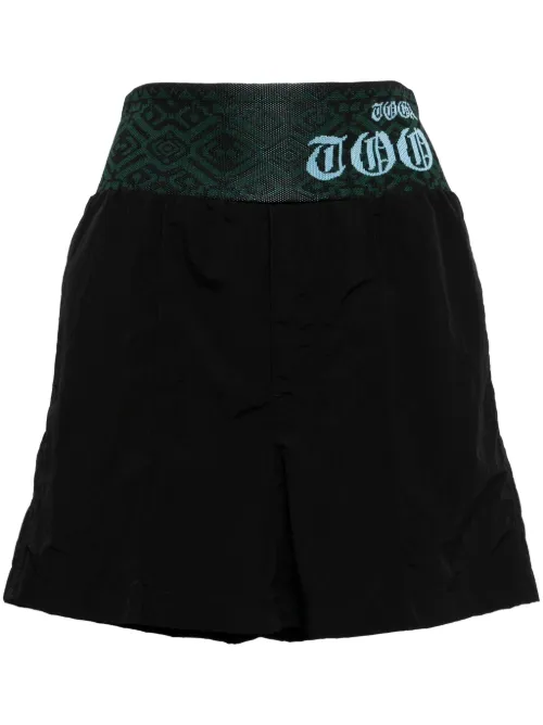 Toga short à bande logo - Noir - Toga - Modalova