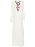 Costarellos Makayla crepe gown - Neutrals