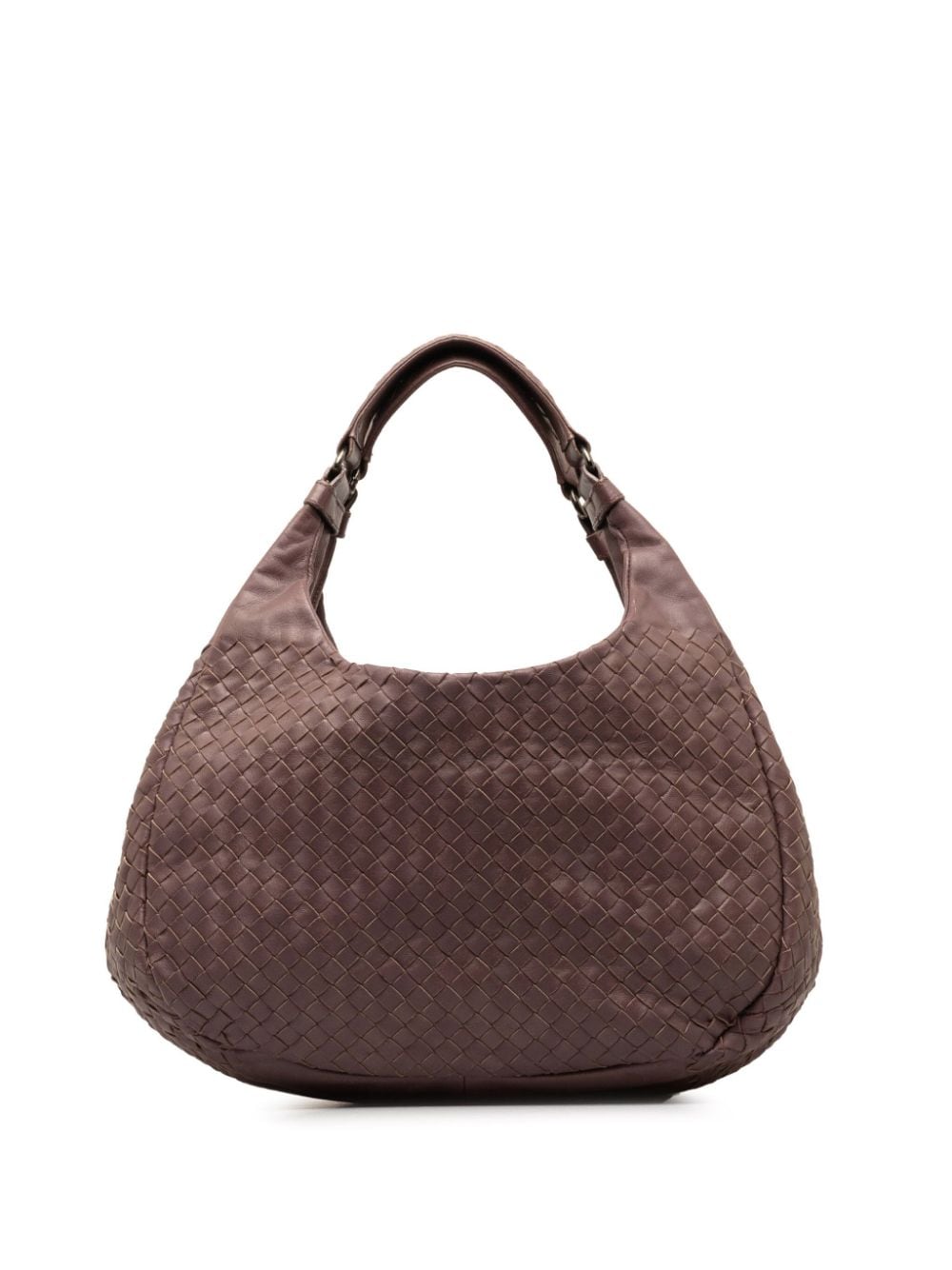 Pre-owned Bottega Veneta 2009 Intrecciato Campana Hobo Bag In Brown