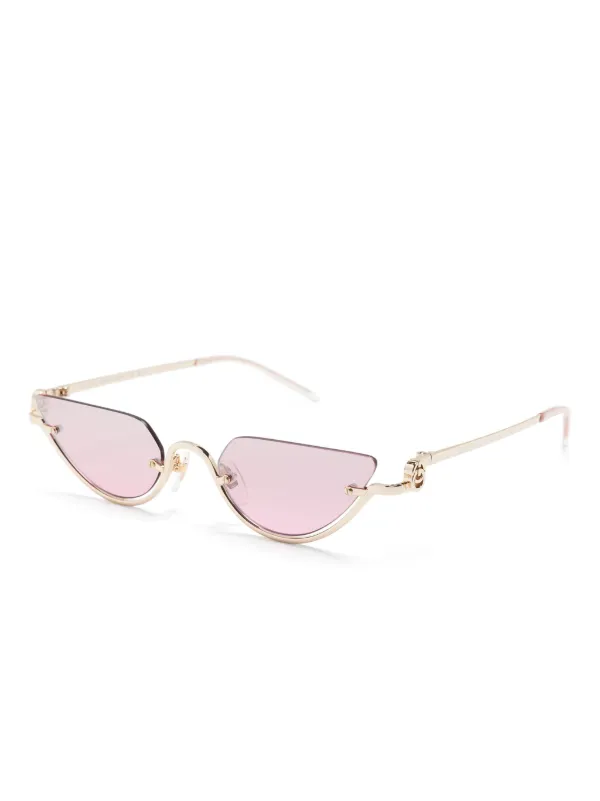 Gucci Blush Pink Cat-Eye Sunglasses Gucci GG1714S Cat Eye Sunglasses in Rose Blush – Designer  main image 3