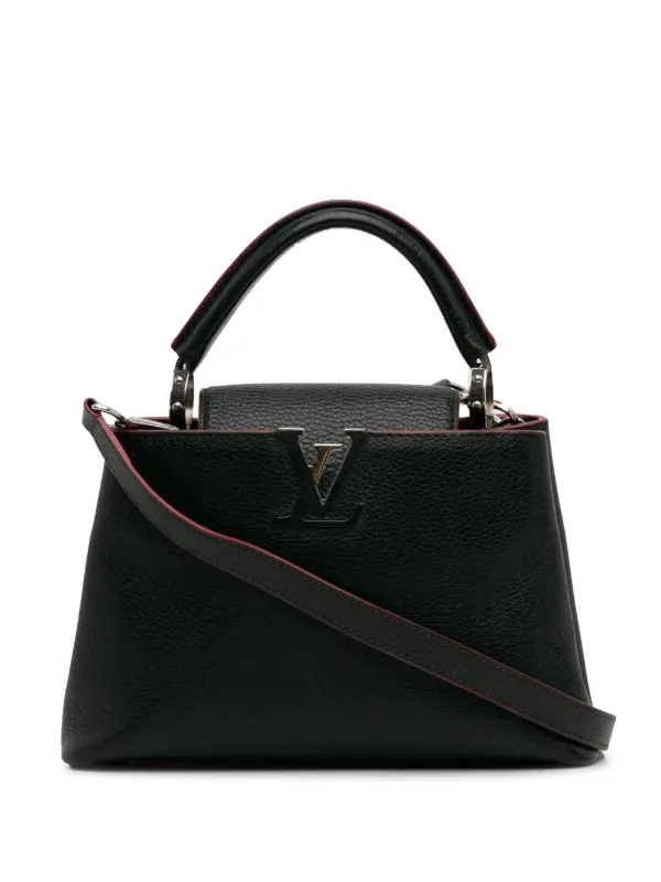 Louis Vuitton Pre-Owned Taurillon Capucines BB Satchel Black