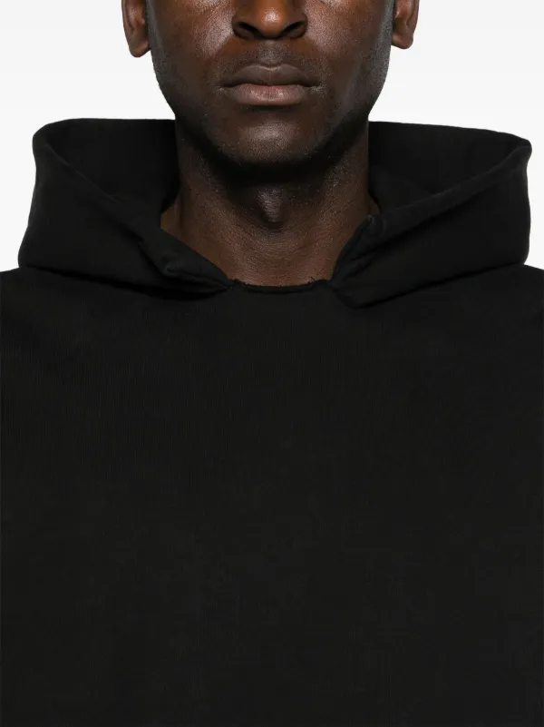 Fear Of God Undersized Cotton Hoodie | Black | FARFETCH